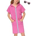BesserBay Boys Girls Swim Cover Up Terry Cloth Swimwear
