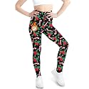 BesserBay Girls Ugly Christmas Leggings Fleece Lined Thick Stretch Yoga Pants 6-14 Years