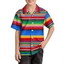 BesserBay Unisex Kids 4th of July Shirt Girls Boys Patriotic Button Down Shirt American Flag Top 4-14 Years