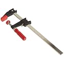 Bessey Clutch Style Bar Clamps - 12 In 600 lb - GSCC2.512- Woodworking Clamps with Ergonomic Handle, Non-Marring Pads, Durable Cast-Iron Jaws &amp; Serrated Rail for Carpentry &amp; Cabinetry