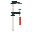 Bessey Clutch Style Bar Clamps - 18 In 1200 lb - GSCC5.018- Woodworking Clamps with Ergonomic Handle, Non-Marring Pads, Durable Cast-Iron Jaws &amp; Serrated Rail for Carpentry &amp; Cabinetry