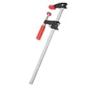 Bessey Clutch Style Bar Clamps - 24 In 600 lb - GSCC2.524- Woodworking Clamps with Ergonomic Handle, Non-Marring Pads, Durable Cast-Iron Jaws &amp; Serrated Rail for Carpentry &amp; Cabinetry