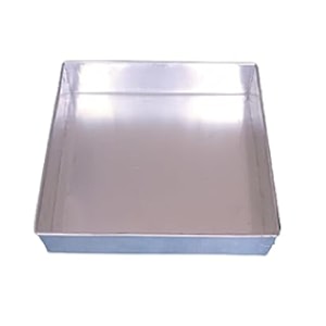 best baking utensils aluminium square cake mouldcake pancake tintray -10 inches x 25 inch height for 2kg cake