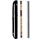 BEST BROTHER C Sharp Medium Flute Solid PVC Tube 18.5 Inches with Free Carry Bag Bamboo Flute