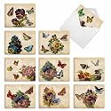 Best Card Co 10 Mini Blank All Occasion Assorted Notecards M6477OCB