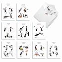 Best Card Co 20 Mini Assorted Notecards Hot Diggity Dog AM9515OCB-B2x10
