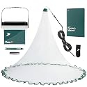 Best Fisher's® Core™ - American Pro Cast Net - 2026 Rebranded - SuperSink™ 4ft/6ft/8ft/10ft/12ft - 3/8" Mesh - Real Lead 1-lbs/ft Double Line - Premium Cast Nets for Fishing - Book & Utility Box