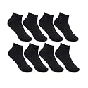 Best Friends Forever Premium Cotton Plain Ankle Socks for Men's and Women's.