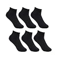 Best Friends Forever Premium Cotton Plain Ankle Socks for Men's and Women's.