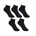 Best Friends Forever Premium Cotton Plain Ankle Socks for Men's and Women's.