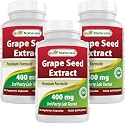 Best Naturals Grapeseed Extract 400 mg 120 vcaps (120 Count (Pack of 3))