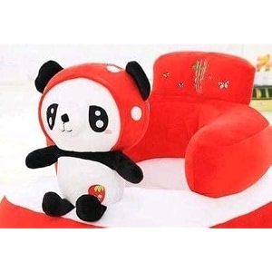 glance besties panda shape soft plush cushion baby sofa seatrocking chair for kids 0 to 4 years