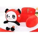 Glance Besties Panda Shape Soft Plush Cushion Baby Sofa Seat/Rocking Chair for Kids (0 to 4 Years)