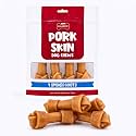 Best Pet Supplies GigaBite Pork Skin Dog Chews - 6" Knots, 4 Count