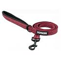 Best Pet Supplies Voyager Nylon Dog Leash - Burgundy, Small