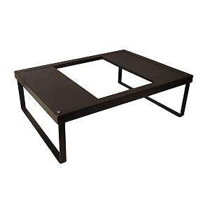 the bestsellers 58800 space saving kitchen microwave stand microwave rack for kitchenmicrowave oven stand - black - made in india