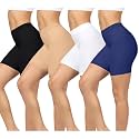 BESTENA 4 Pack Slip Shorts for Under Dresses Women Soft Anti Chafing Shorts