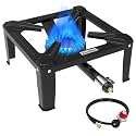Bestfire High Pressure Propane Burner, 26,000 BTU Single Propane Stove