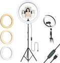 BESTFLY Best 10 INCH LED RING LIGHT WITH 7FT TRIPOD STAND Tripod, Tripod Ball Head, Tripod Kit