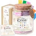Bestie Bible Verses Jar – Birthday Gifts for Friends, Graduation Gifts for Bestie, Color Coded Bible Verses, Faith Based Friendship Gift for Women