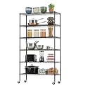 BestOffice 6-Tier Wire Shelf with Wheels