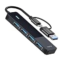 Bestor Type C 4 in 1 High Speed 3.0 Multi Port for Laptop 5 Gbps Transfer Speed Extender Multiple Connector for MacBook Air/Pro M1/M2, Dell, and Samsung Galaxy