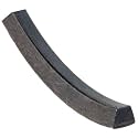 BESTORQ B35 or 5L380 Rubber V-Belt, Wrapped, Black, 38" Length x 0.66" Width x 0.44" Height