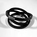 BESTORQ B96 or 5L990 Rubber V-Belt, Wrapped, Black, 99" Length x 0.66" Width x 0.44" Height