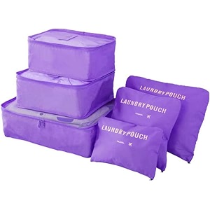 travel organizer packing cubes for travel travel essentials toiletry bag packing bags for clothes travel organizer for women travel pouch packing cubes travel organizer purple