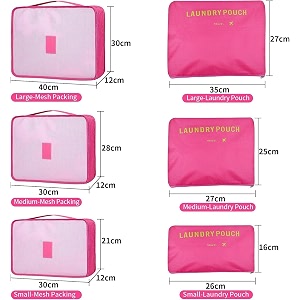 travel organizer packing cubes for travel travel essentials toiletry bag packing bags for clothes travel organizer for women travel pouch packing cubes travel organizer pink