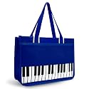 BestSounds Piano Bag, Zipper Waterproof Oxford Cloth Music Piano Accessories Book Bag Tote for Students Kids, Girls, Women, Gifts for Music Lovers Musicians (Dark Blue)