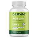BESTVITE Pycnogenol 100mg (60 Caps) - French Maritime Pine Bark Extract