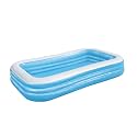 Bestway Inflatable Family Pool, 10' x 6' x 22"/3.05m x 1.83m x 56cm, Outdoor Garden Pool, Capacity : 1161L