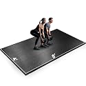 BesWin Large Exercise Mat, 8' x 6'/8' x 4'/6' x 4' (6mm/8mm)