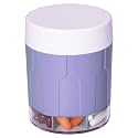 Weekly XXL Pill Organizer Bottle, Daily Pill Dispenser, Anti-Mix Design