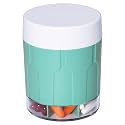 Weekly XXL Pill Organizer Bottle, Daily Pill Dispenser, Anti-Mix Design
