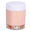 Weekly XXL Pill Organizer Bottle, Daily Pill Dispenser, Anti-Mix Design