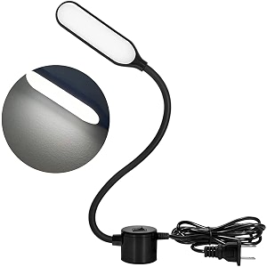 plastic 10w sewing machine light 30 led39s lamp with flexible gooseneck magnetic mounting base working lamp for home study night work workbench lathe drill presses 3d printerblack-1 pcs