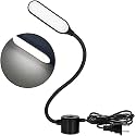 Plastic 10W Sewing Machine Light 30 LED's, Lamp With Flexible Gooseneck Magnetic Mounting Base Working Lamp For Home Study Night Work, Workbench Lathe Drill Presses 3D PrinterÂ–Black-1 Pcs
