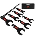BETOOLL 8PCS Pneumatic Fan Clutch Wrench - 43300 Removal Tool Kit, Auto Repair Spanner Kit Installs Compatible With Ford, GM, Chrysler and Jeep