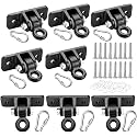 BETOOLL Heavy Duty Swing Hangers Swing Set Hardware Playground Porch Yoga Seat Trapeze Wooden Sets Indoor Outdoor Set of 8