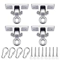 BETOOLL Heavy Duty Swing Hangers Swing Set Hardware Playground Porch Wooden Sets Indoor Outdoor Set of 4