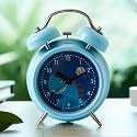 The Better Home Alarm Clock (9.7cm) |Alarm Clock for Students |Alarm Clock for Bedroom |Loud Alarm Clock for Heavy Sleepers |Mini Alarm Clock for Kids |Cat Ears Table Clock for Study Table- Peach