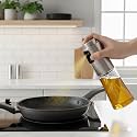 The Better Home Oil Spray Bottle 70ml | Stylish Glass Sprayer for Cooking Oil &amp; Vinegar | Refillable, Leak-Proof, Easy to Use for Even Spraying,Clear