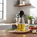 The Better Home Glass Oil Dispenser 450ml | Stylish &amp; Easy-Pour Design | Leak-Proof, BPA-Free | Ideal for Cooking Oils, Vinegar &amp; Daily Use,Transparent