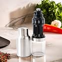 The Better Home Electric Pepper Grinder | Black Pepper Crusher | Pepper Grinder Crusher | Battery Operated Stainless Steel Mill with Adjustable Coarseness (6*AAA Battery, not Included in Package)