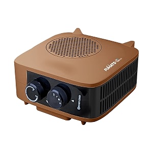 the better home fumato 2000 w room heater fan-blower  portable heater for bedroom amp home  dual placement verticalhorizontal  thermal cut-out  fuse safety  brown  1-year warranty