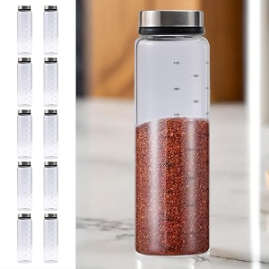 the better home glass salt amp pepper shakerpack of 20 salt amp pepper dispenser  moisture-proof spice dispenser  perfect pour holes for kitchen dining table restaurant