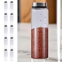 The Better Home Glass Salt & Pepper Shaker(Pack of 20)| Salt & Pepper Dispenser | Moisture-Proof Spice Dispenser | Perfect Pour Holes for Kitchen Dining Table Restaurant