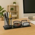 The Better Home Iron Mesh Desk Organizer